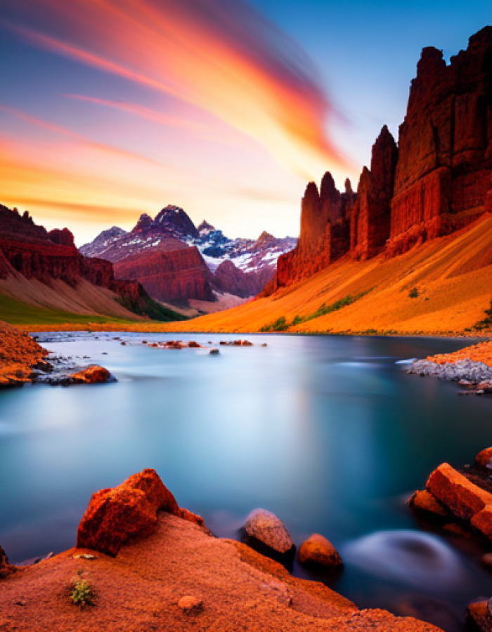 A beautiful desert