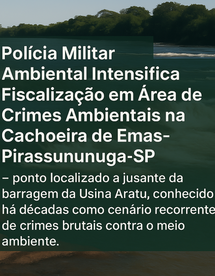 Create an informativo Policia ambiental
