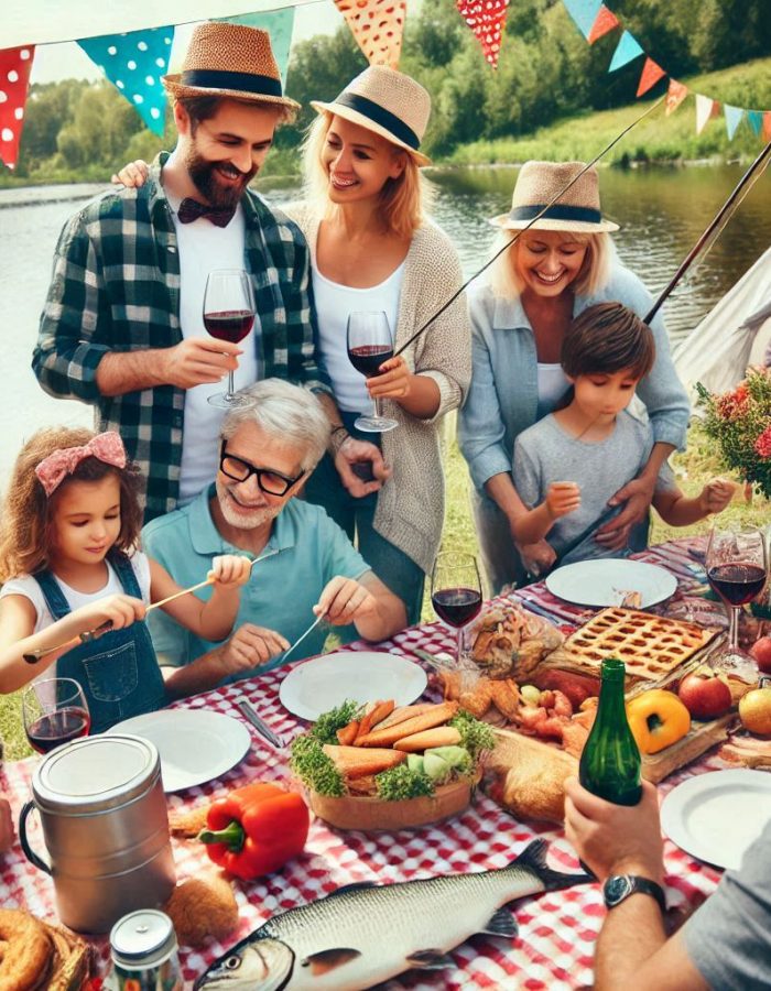 Feliz Natal relacionado a pesca farta